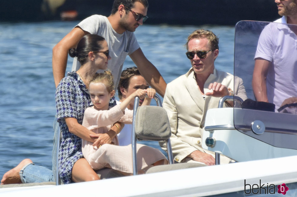 Jennifer Connelly en Formentera con su familia en 2017