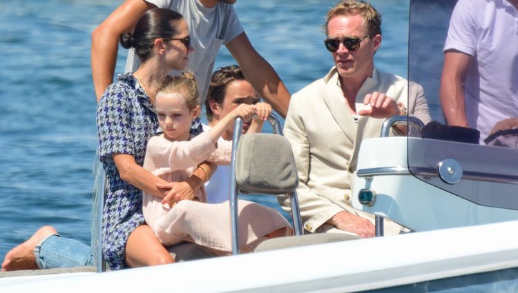 Jennifer Connelly en Formentera con su familia en 2017