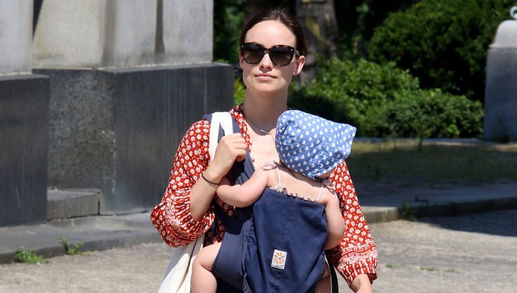 Olivia Wilde con su hija Daisy