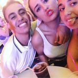 Isma y Andrea Janeiro tomando algo con una amiga en Benidorm