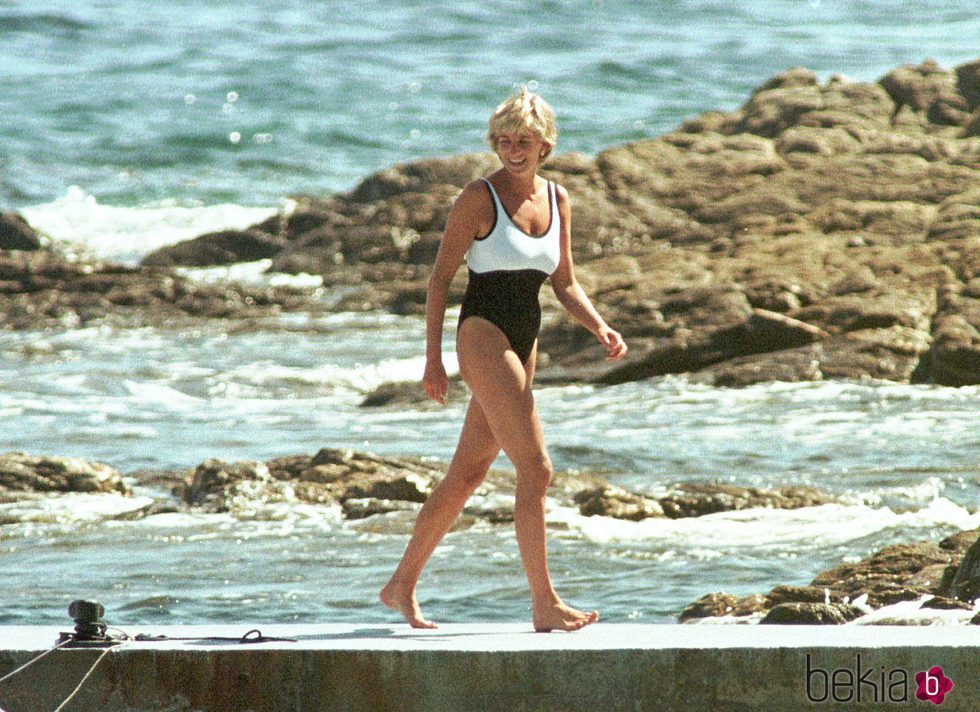 Lady Di en bañador en el último verano de su vida