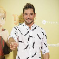 David Bisbal en el estreno de 'Tadeo Jones 2'