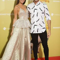 Tini Stoessel y David Bisbal en el estreno de 'Tadeo Jones 2'