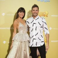 Tini Stoessel y David Bisbal en el estreno de 'Tadeo Jones 2'