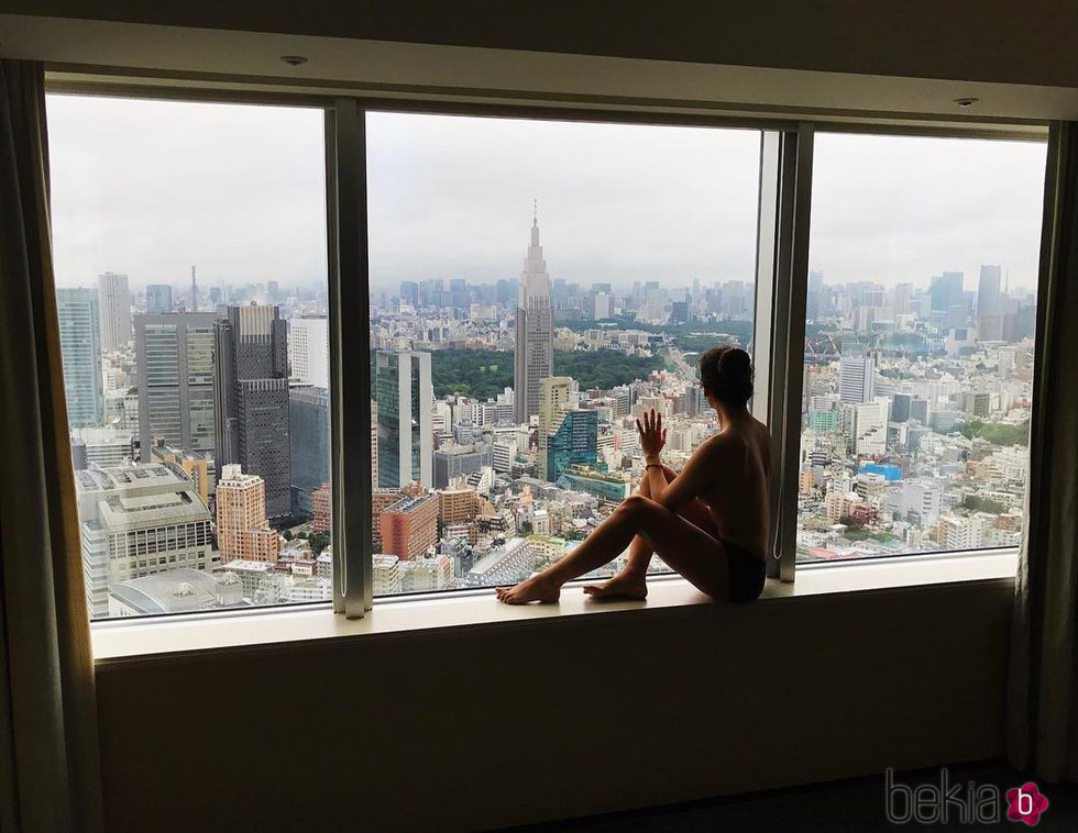 Cristina Pedroche posando desnuda desde su hotel de Tokio