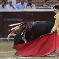 José Ortega Cano durante su última corrida de toros antes de cortarse la coleta