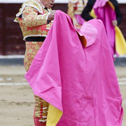 José Ortega Cano en su última corrida de toros antes de cortarse la coleta