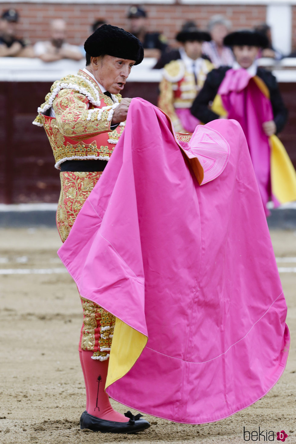 José Ortega Cano en su última corrida de toros antes de cortarse la coleta