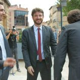 Gorka Otxoa en la boda de Alberto Garzón en Ceniceros, La Rioja