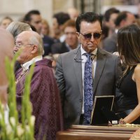 José Ortega Cano en el funeral de Dámaso González