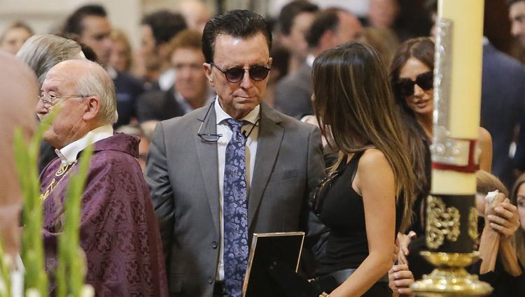 José Ortega Cano en el funeral de Dámaso González