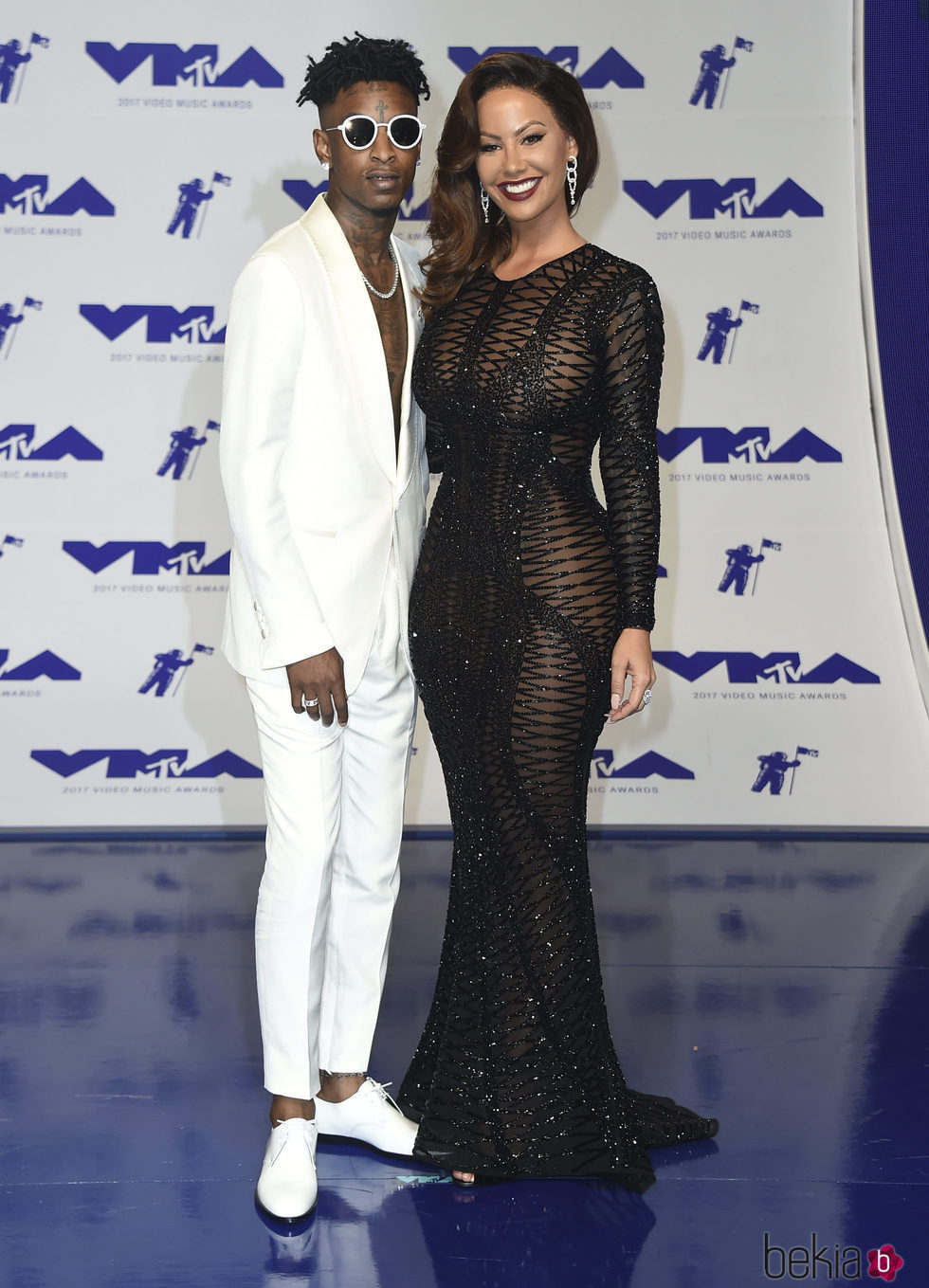 21 Savage y Amber Rose en los MTV VMA 2017