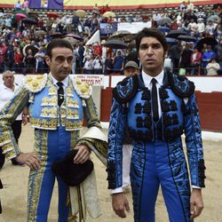 Cayetano Rivera y Enrique Ponce en la plaza de toros de Colmenar Viejo