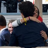 Victoria de Marichalar abraza a Froilán en la Final Copa de Oro del Torneo Internacional de Polo de Sotogrande