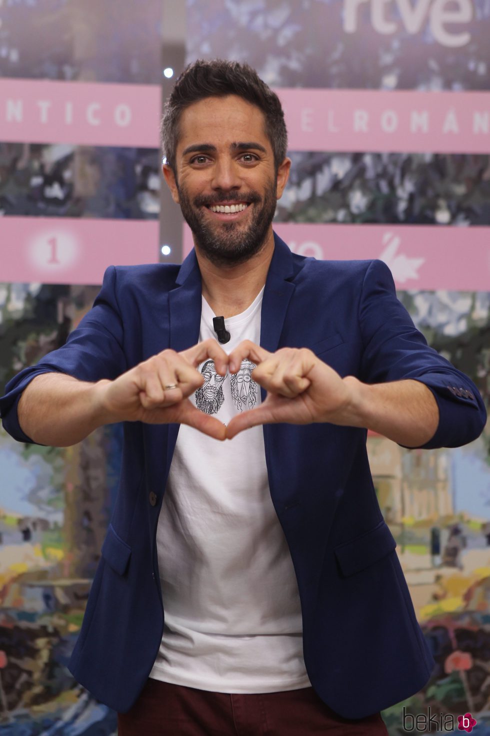 Roberto Leal en la presentación de su programa 'Hotel romántico'