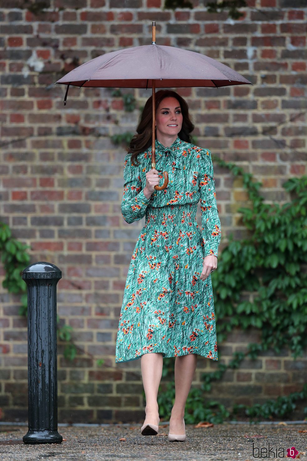 Kate Middleton en el homenaje a Lady Di en Kensington Palace en el 20 aniversario de su muerte