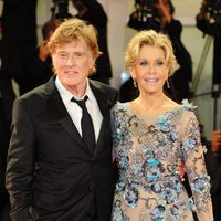 Robert Redford y Jane Fonda en el Festival de Venecia 2017