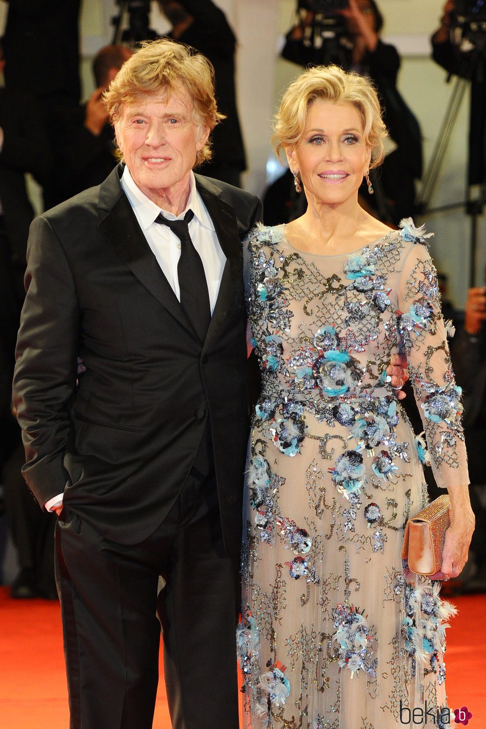 Robert Redford y Jane Fonda en el Festival de Venecia 2017