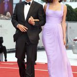 Amal Alamuddin con George Clooney en el Festival de Venecia 2017