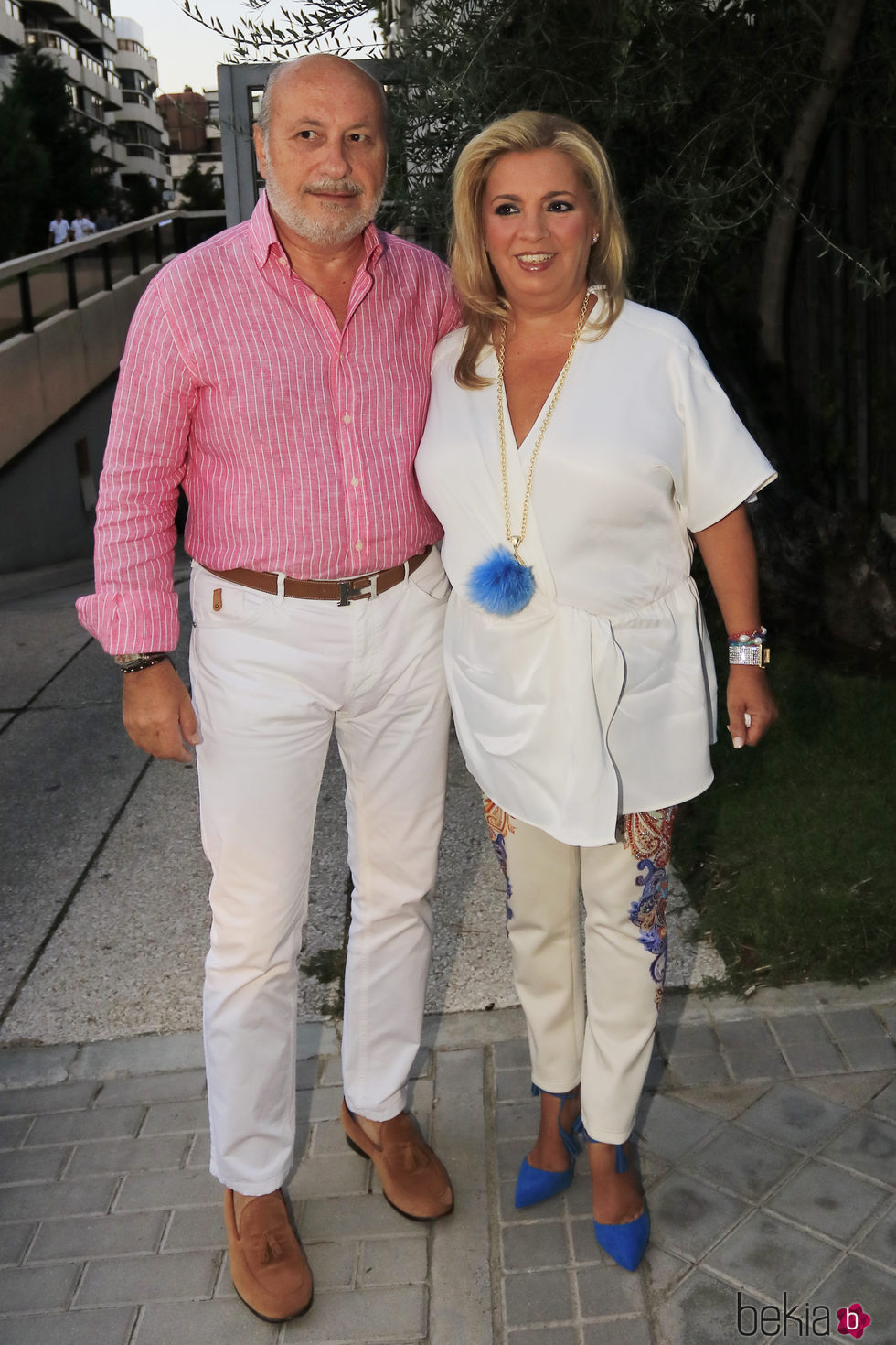 Carmen Borrego y su marido en la celebración del 52 cumpleaños de Terelu Campos