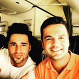 David Bustamante junto a su hermano mayor, Igor