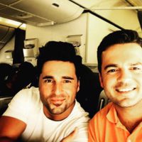 David Bustamante junto a su hermano mayor, Igor