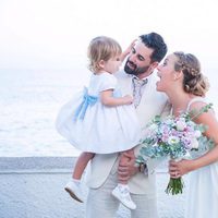 Yoli y Jonathan ('Gh15') disfrutan de su boda junto a su hija Valeria