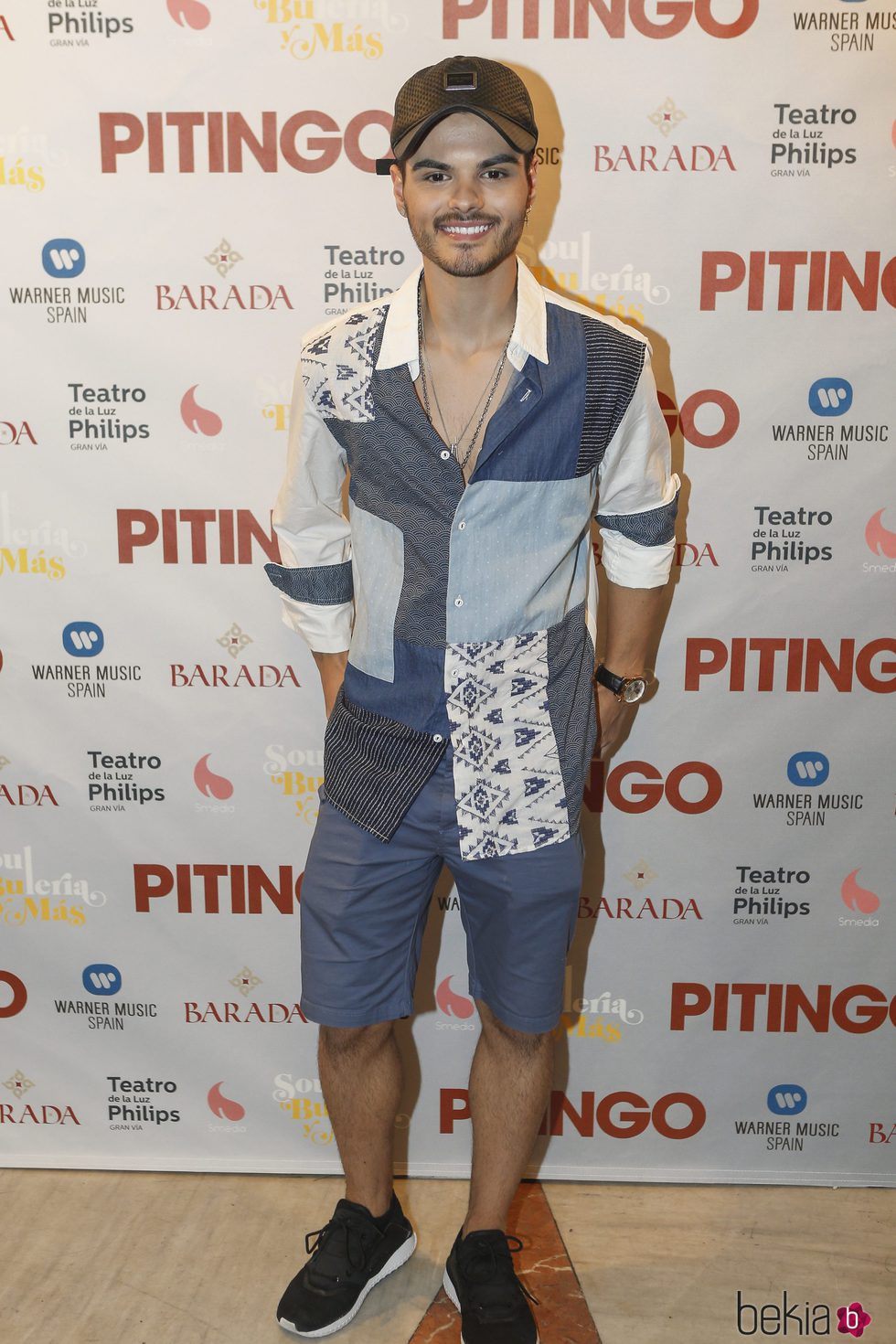 Abraham Mateo en la presentación de Pitingo 'Sol, bulería y más'