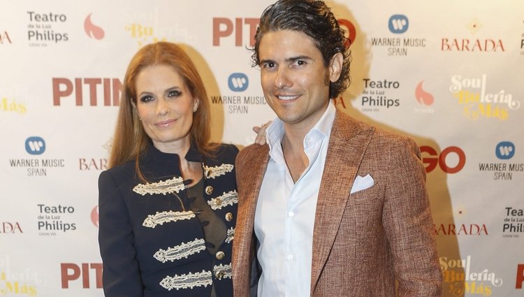 Olivia de Borbón y Julián Porras en la presentación de Pitingo 'Sol, bulería y más'