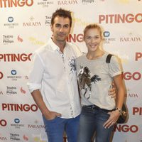 Álex Adrover y Patricia Montero en la presentación de Pitingo 'Sol, bulería y más'