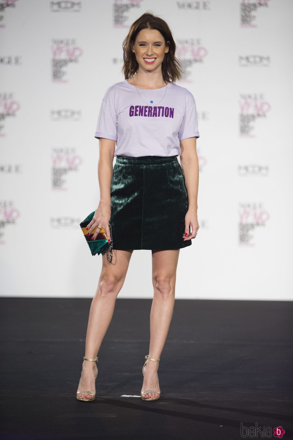 Manuela Vellés en la Fashion's Night Out 2017