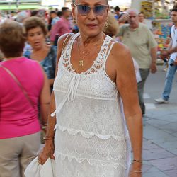 Rosa Benito en la procesión de la Virgen de Regla 2017