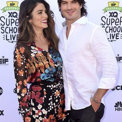 Ian Somerhalder y Nikki Reed en el XQ Super School Live en Santa Mónica