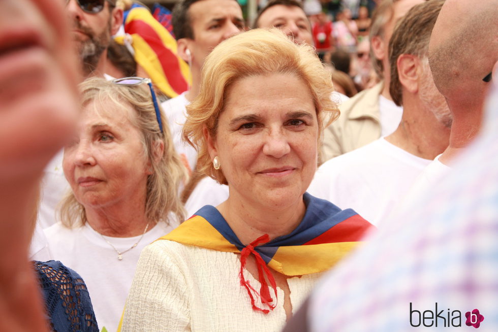 Pilar Rahaola en la Diada de 2015