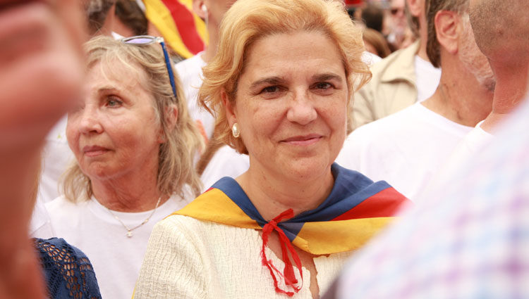 Pilar Rahaola en la Diada de 2015