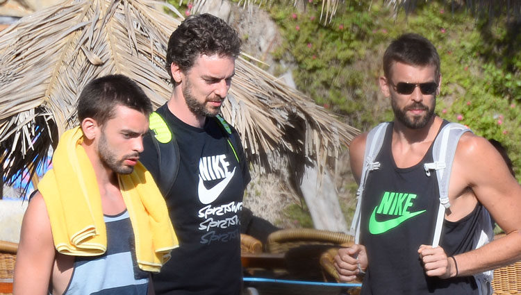 Los hermanos Gasol de vacaciones en Ibiza