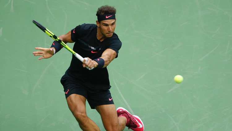 Rafa Nadal durante la final del US Open 2017