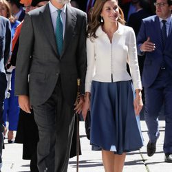 Los Reyes Felipe y Letizia en la inauguración del curso universitario en Salamanca