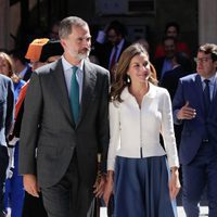 Los Reyes Felipe y Letizia en la inauguración del curso universitario en Salamanca