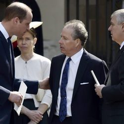 El Príncipe Guillermo y el Duque de York con David Armstrong Jones