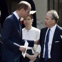 El Príncipe Guillermo y el Duque de York con David Armstrong Jones