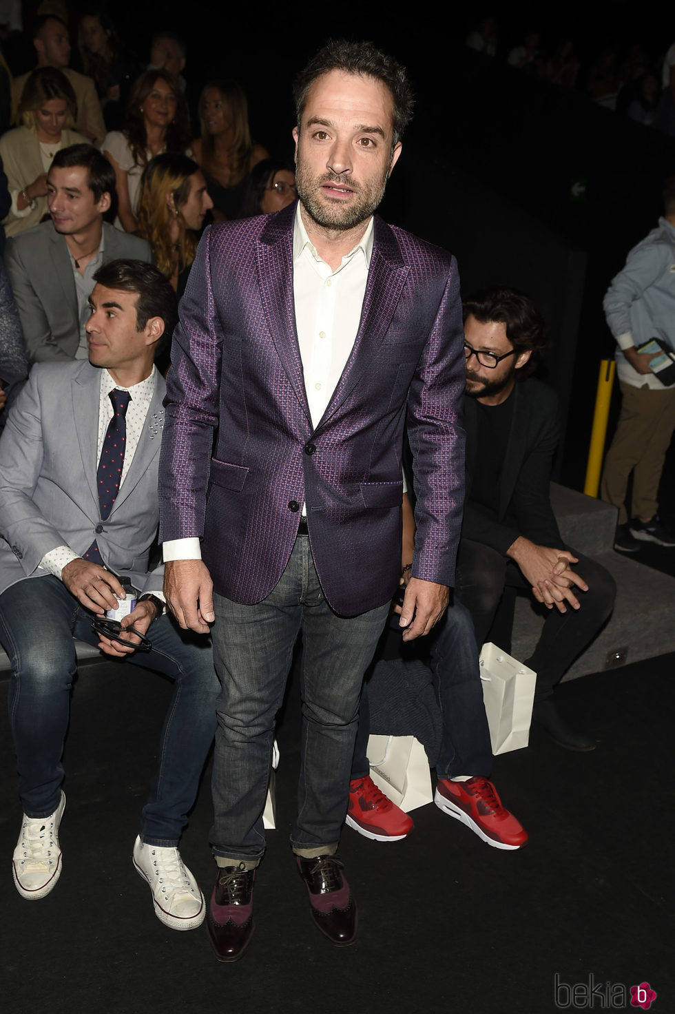 Daniel Guzmán en el desfile de García Madrid en la Madrid Fashion Week 2017