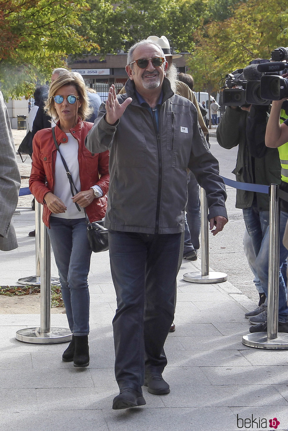 Carlos Arguiñano en el homenaje póstumo a Ángel Nieto en Madrid