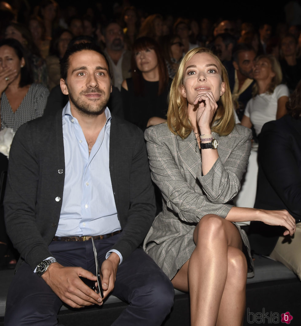 Marta Ortega y Carlos Torretta en el desfile de Roberto Torretta en la Madrid Fashion Week 2017