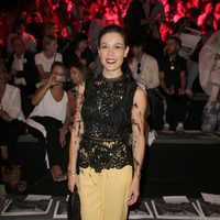 Raquel Sánchez Silva en los desfiles de María Escoté y Maya Hansen en la Madrid Fashion Week 2017