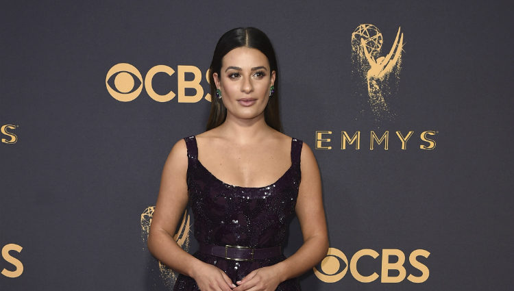 Lea Michele en la alfombra roja de los Premios Emmy 2017