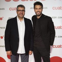 Florentino Fernández y Dani Martínez en la fiesta de Cuatro para presentar la temporada 2017