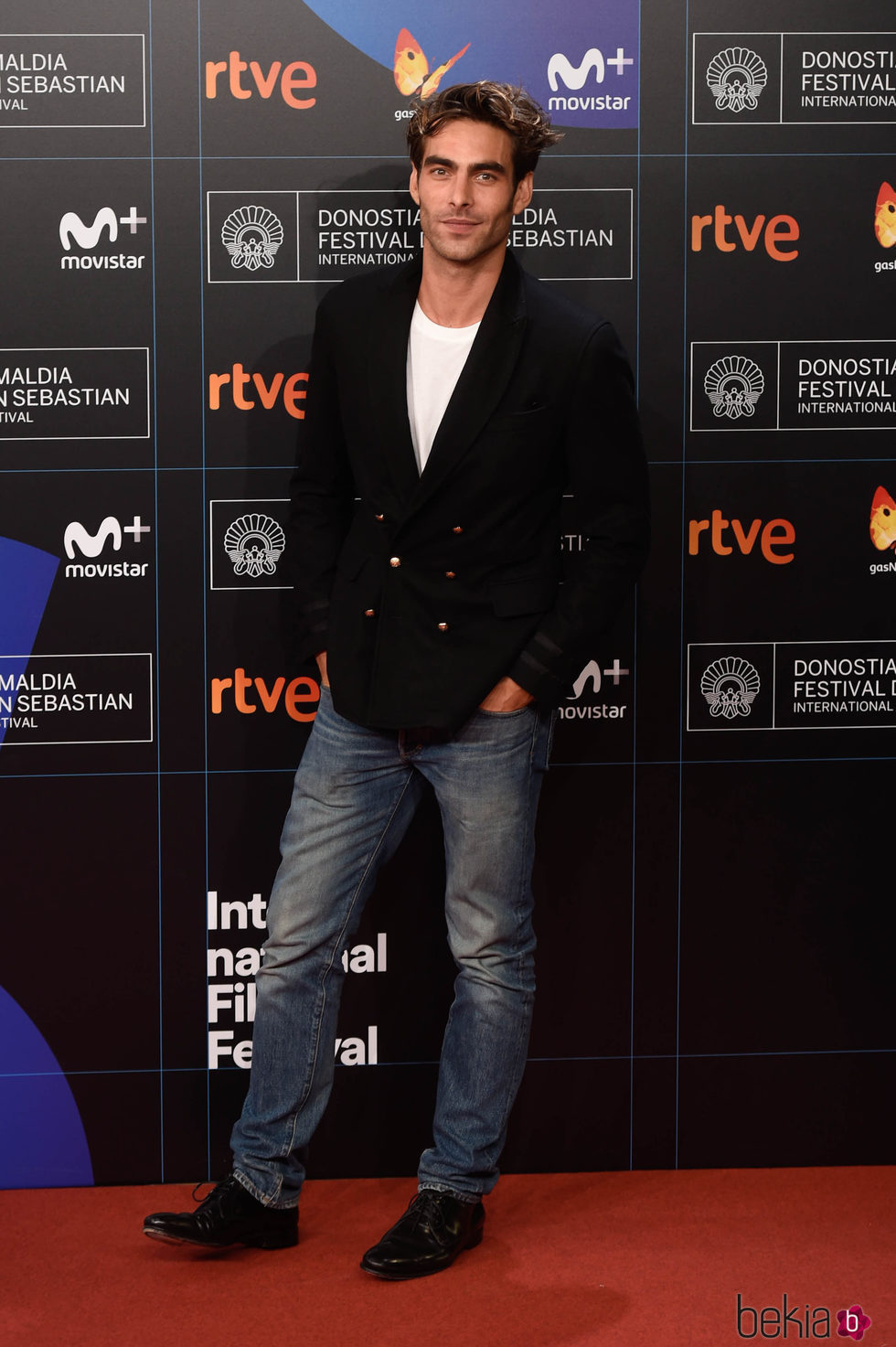 Jon Kortajarena en la gala de inauguración del Festival de San Sebastián 2017