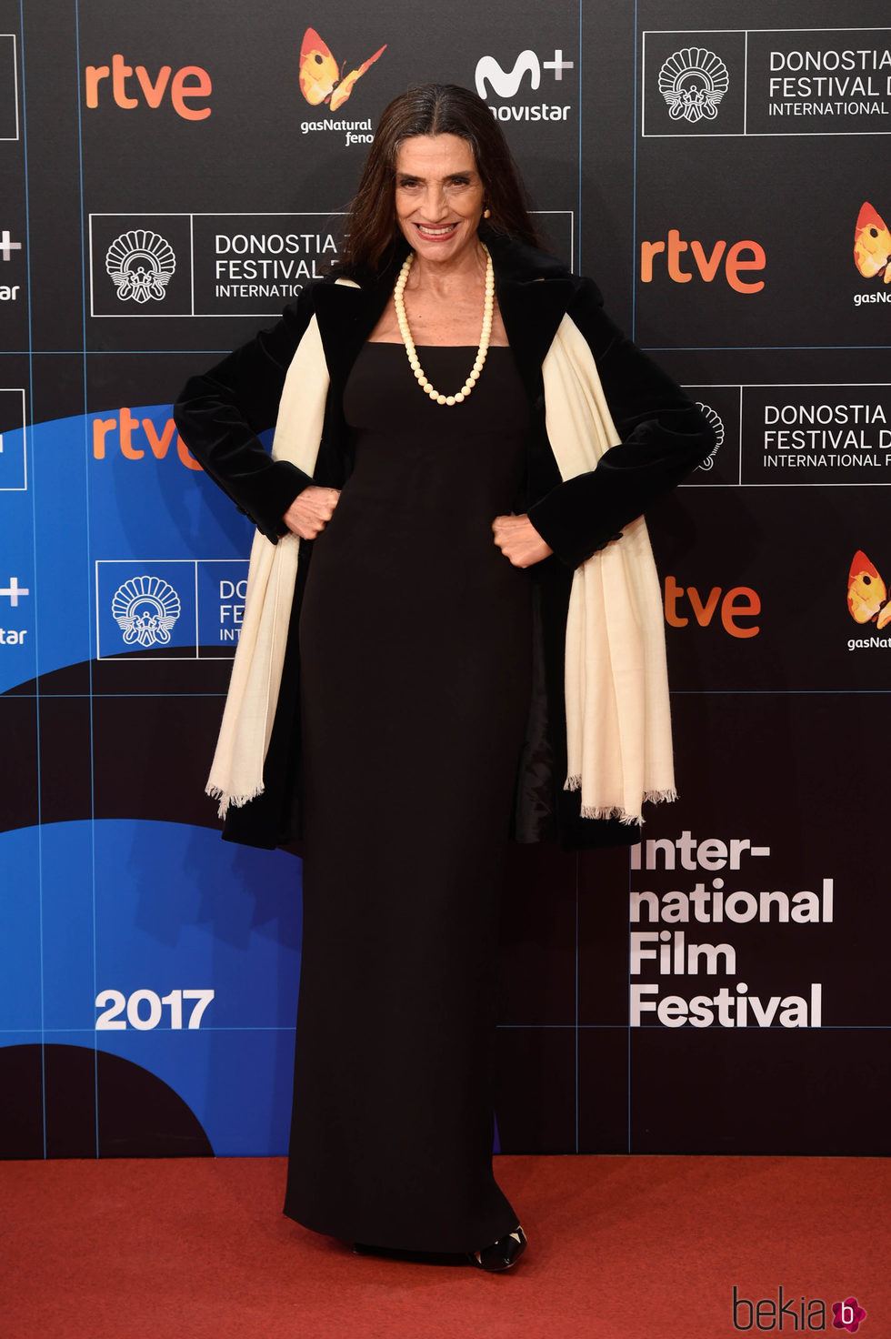 Ángela Molina en la gala de inauguración del Festival de San Sebastián 2017