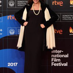 Ángela Molina en la gala de inauguración del Festival de San Sebastián 2017